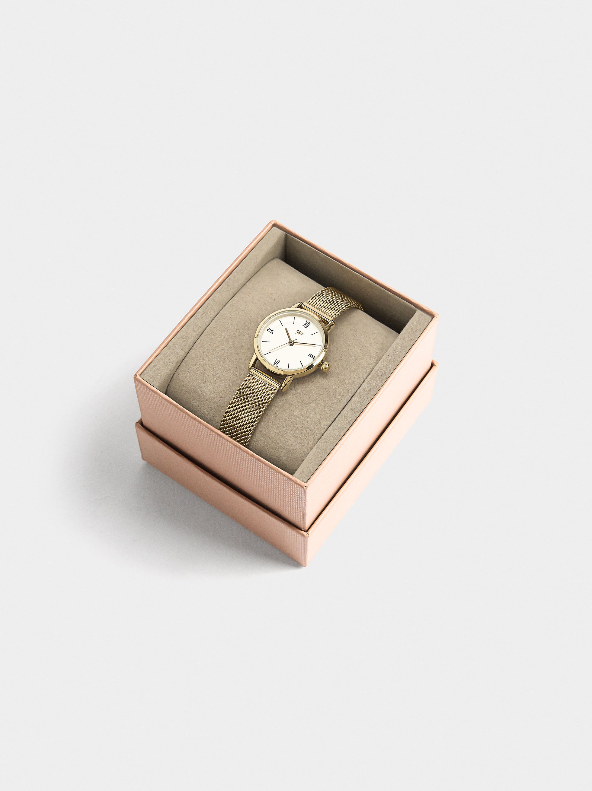 Reloj Pulsera De Malla Metálica De Acero