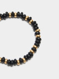 Pulsera Elástica De Cuentas Bicolor