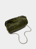Bolso De Mano Efecto Pelo