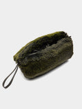 Bolso De Mano Efecto Pelo