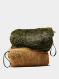 Bolso De Mano Efecto Pelo