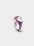 Anillo Ancho De Esmalte