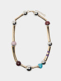 Collar Corto Con Esmalte