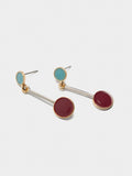 Pendientes Largos De Esmalte