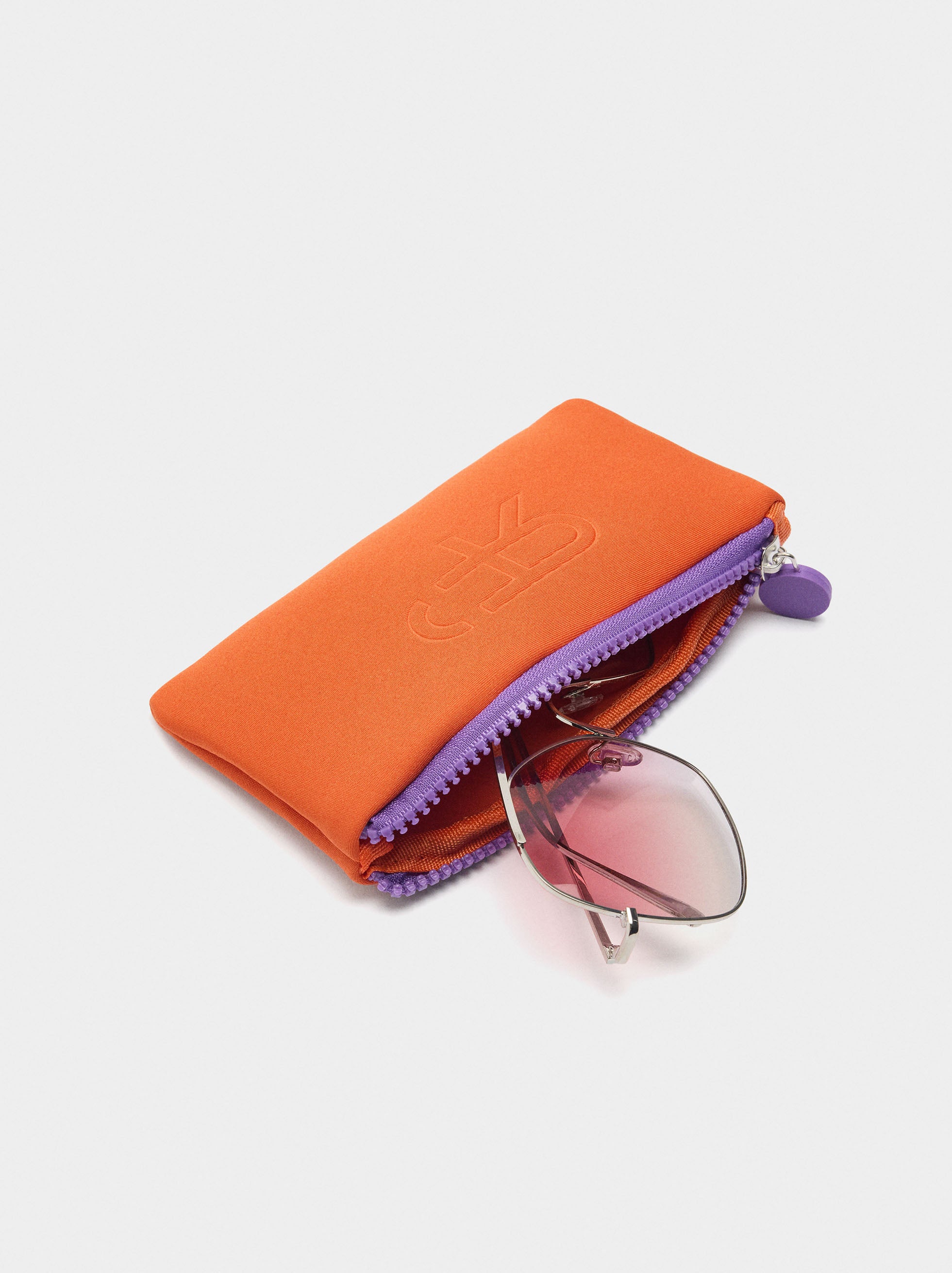 Gafas De Sol Redondas Semitransparentes