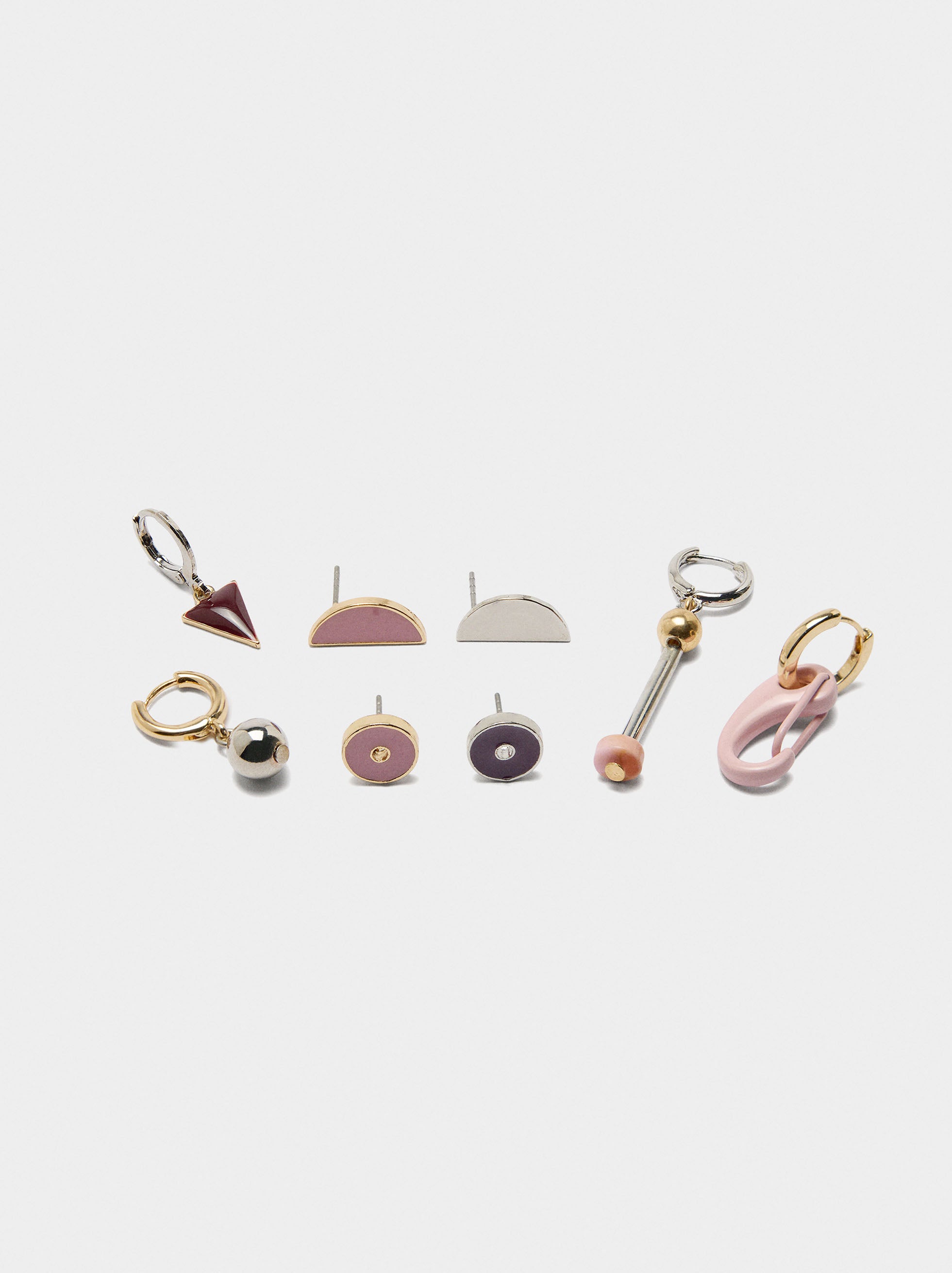 Set De Pendientes Asimétricos