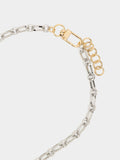 Collar De Eslabones Colgantes Con Esmalte