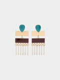 Pendientes Largos De Esmalte