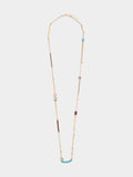Collar Largo Con Esmalte