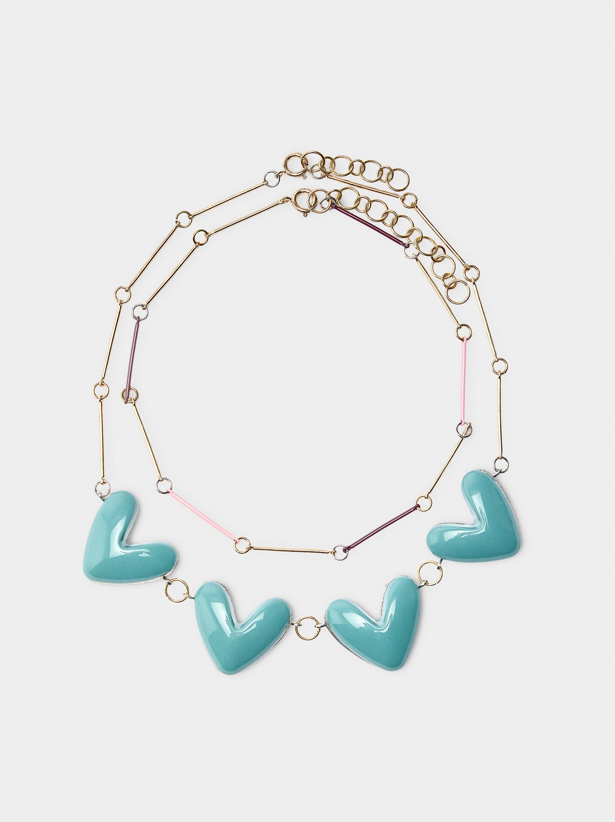 Set De Collares Corazones