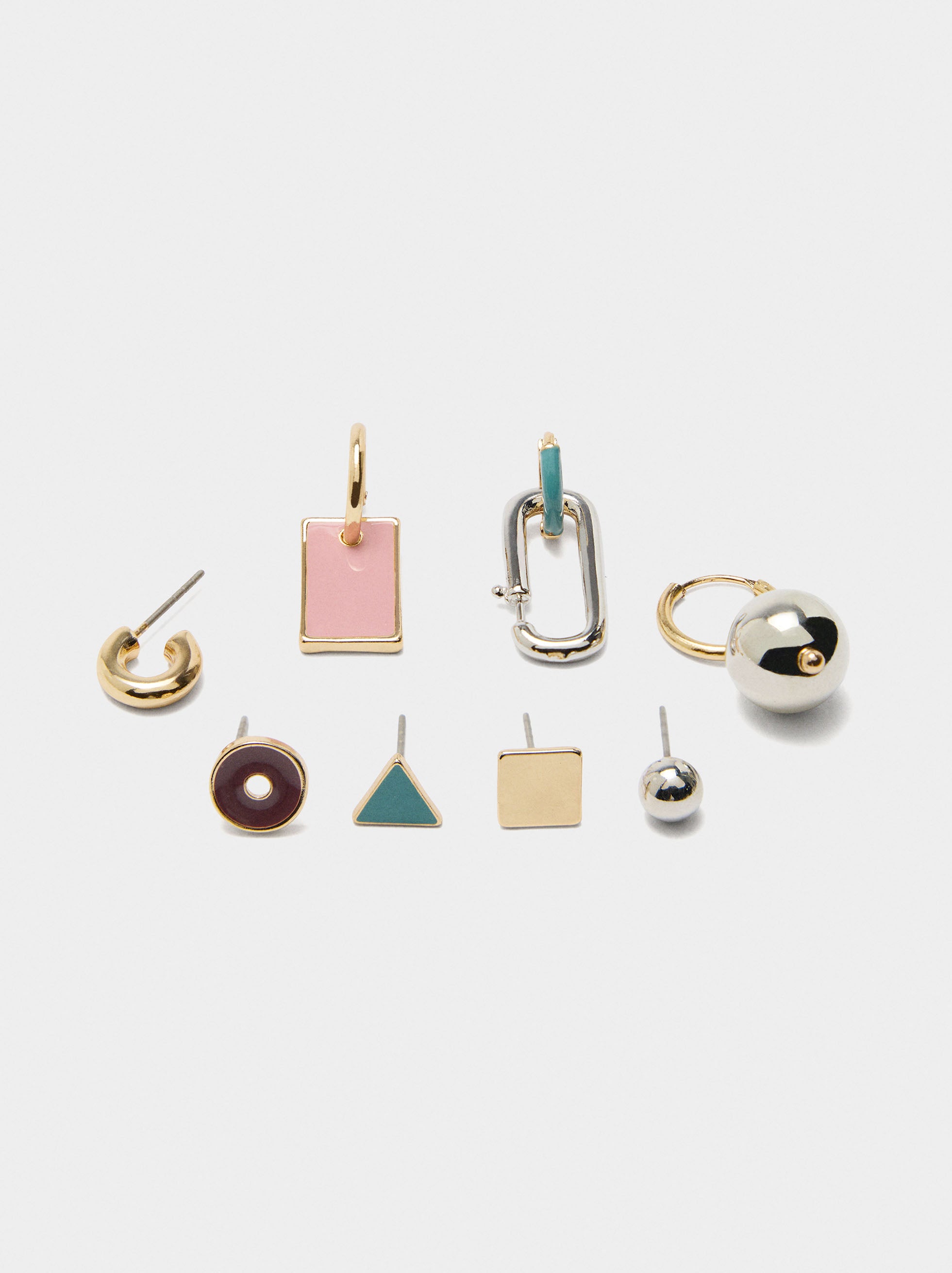 Set De Pendientes Asimétricos