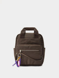 Mochila De Nylon Con Colgante