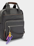 Mochila De Nylon Con Colgante