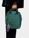 Mochila De Nylon Con Colgante