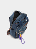 Mochila De Nylon Con Colgante