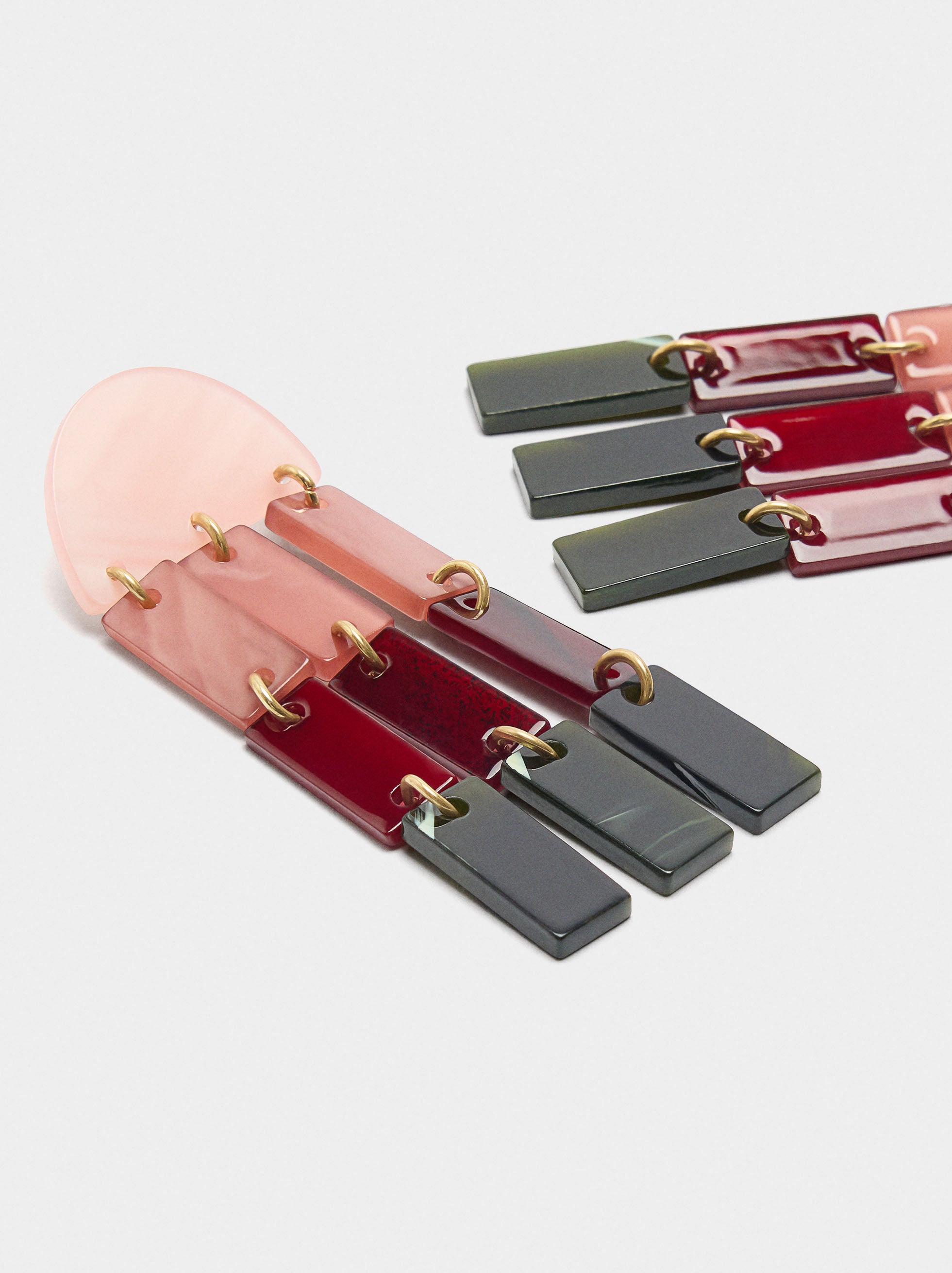 Pendientes Geométricos Multicolor