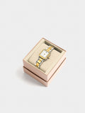 Reloj Bicolor Con Pulsera De Acero Inoxidable