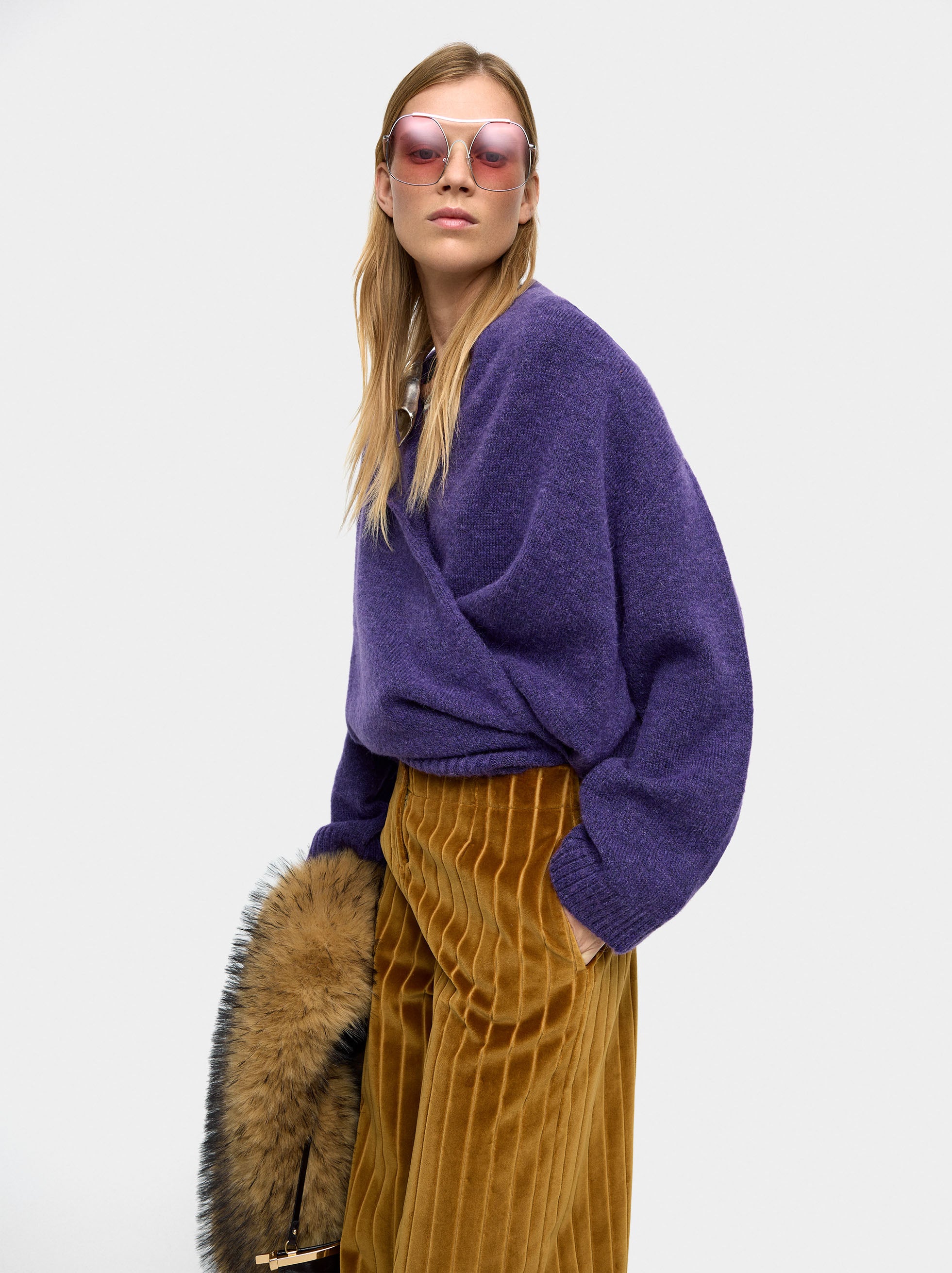 Jersey De Punto Cruzado