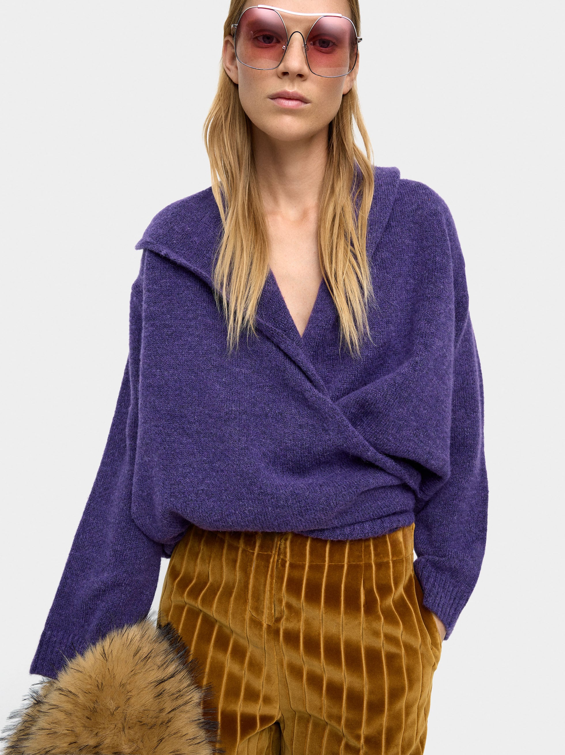 Jersey De Punto Cruzado