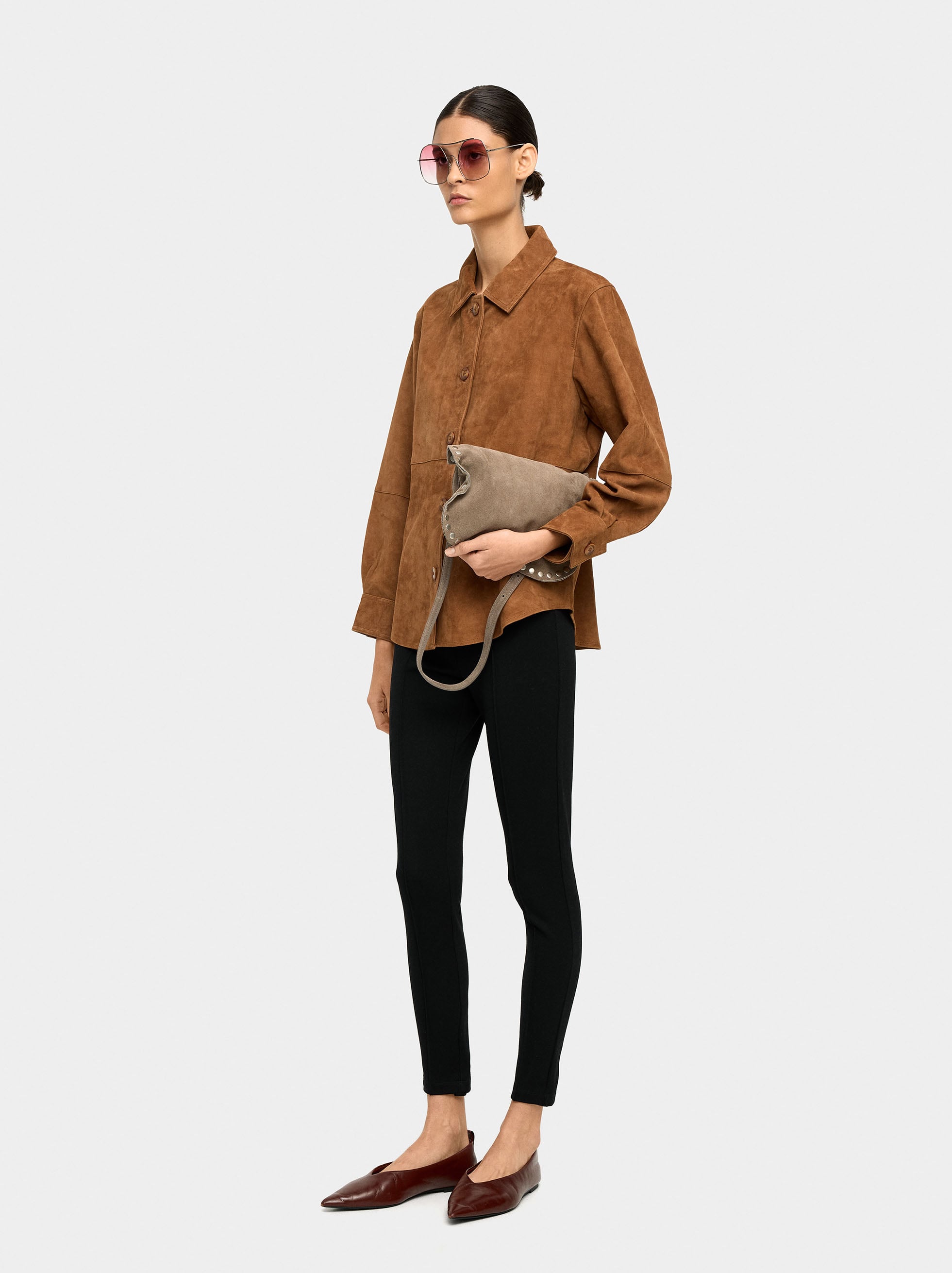 Sobrecamisa De Piel Ante