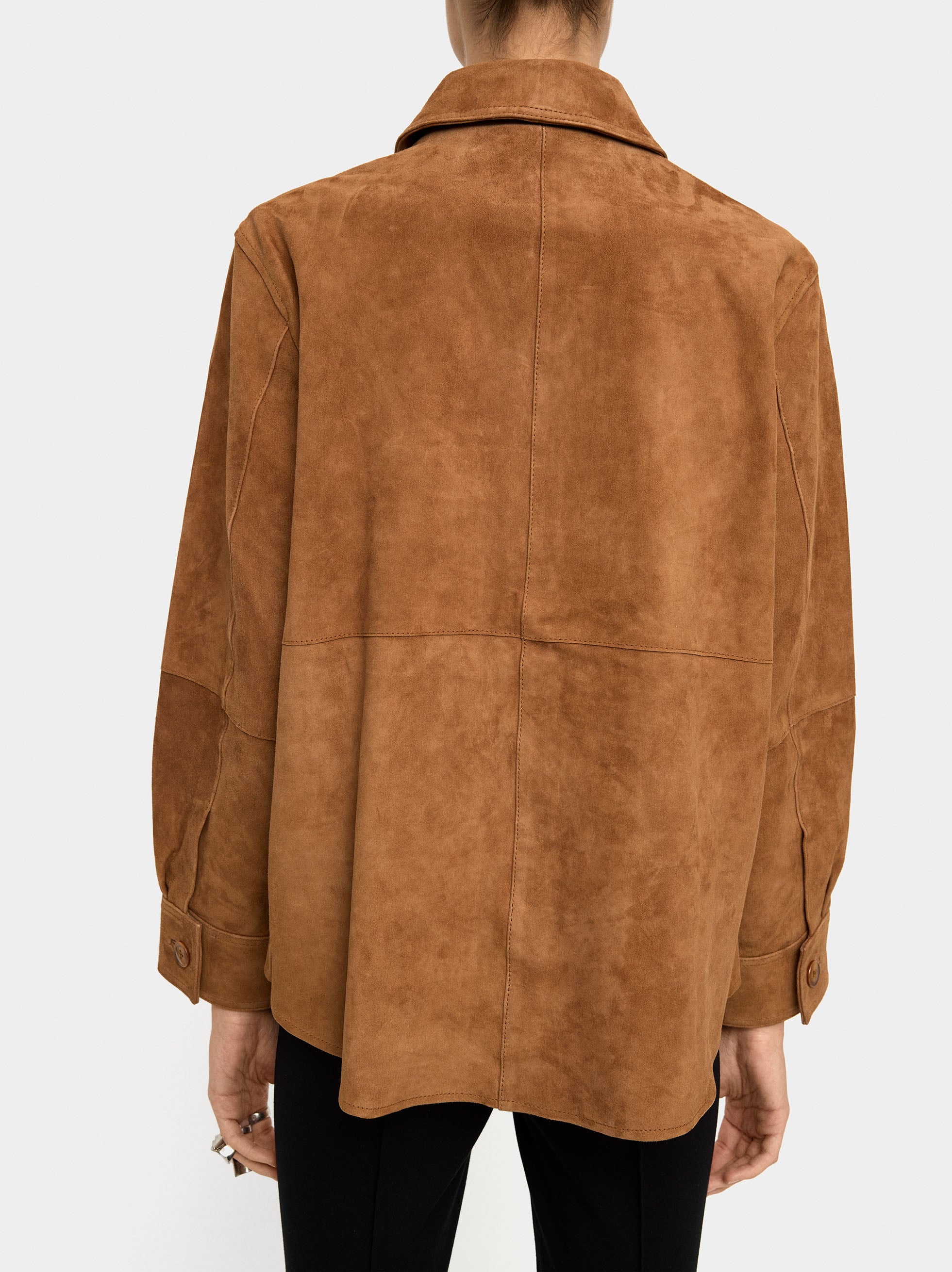 Sobrecamisa De Piel Ante