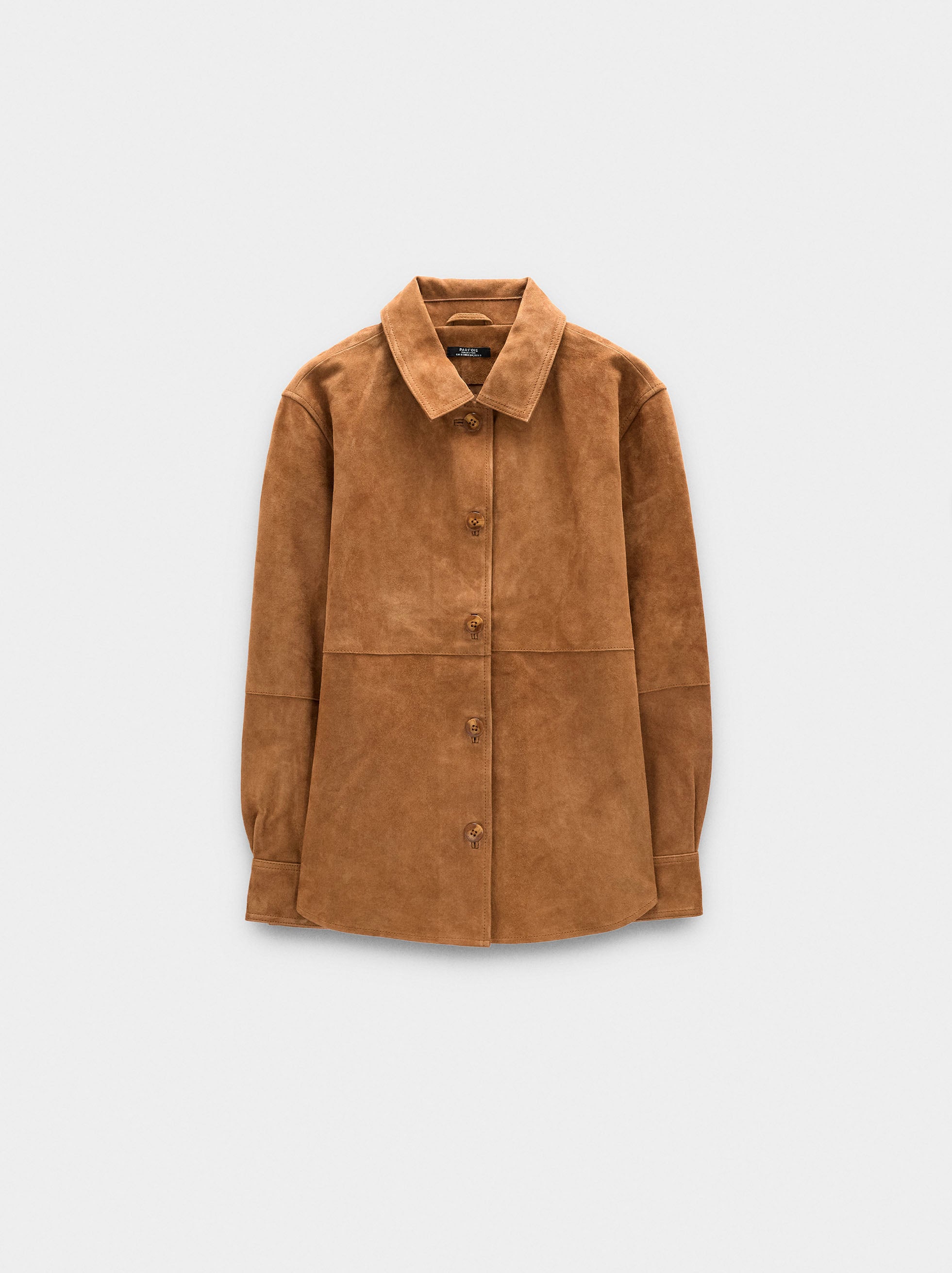 Sobrecamisa De Piel Ante