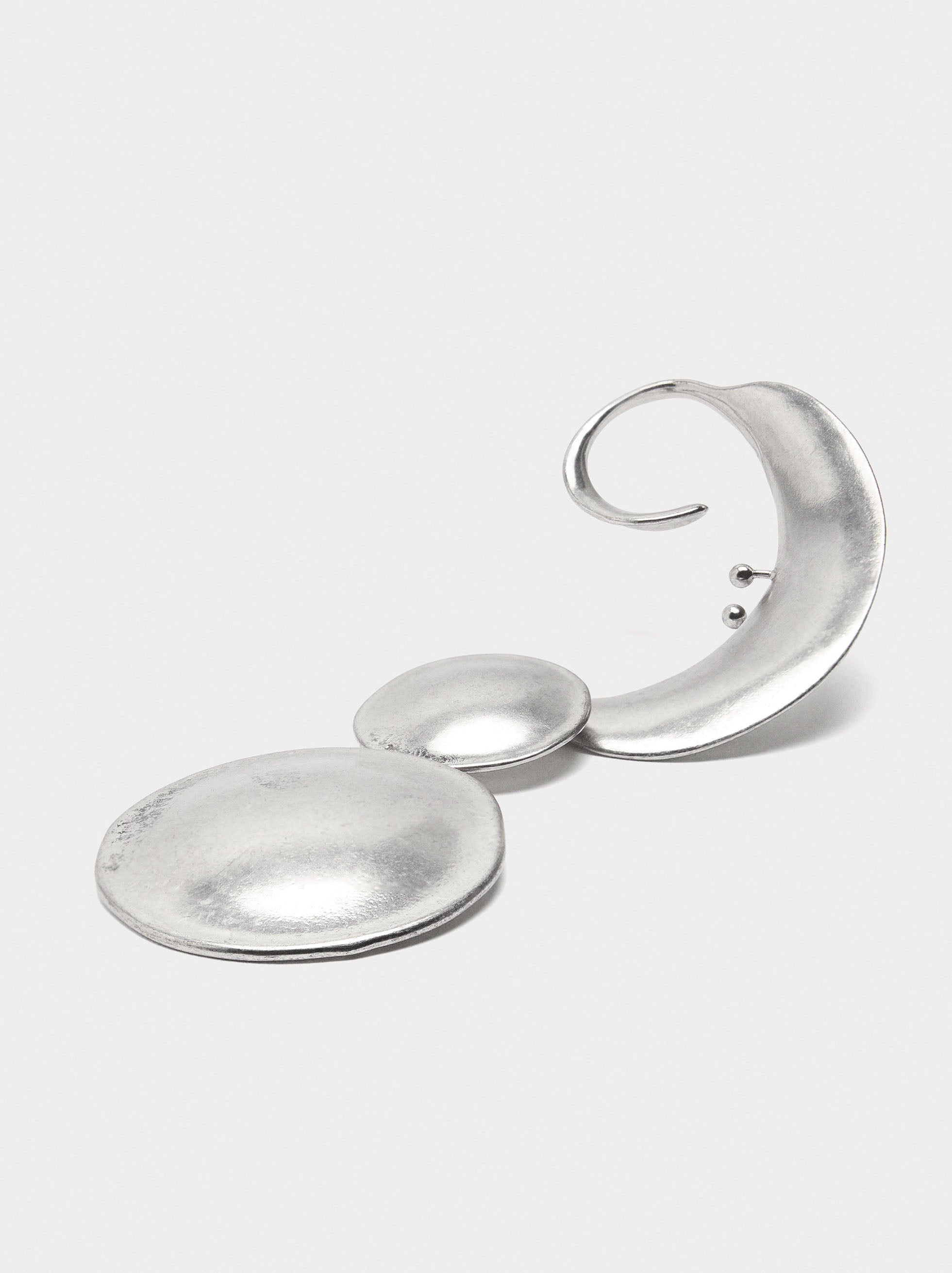 Pendiente Ear Jacket Con Redondos