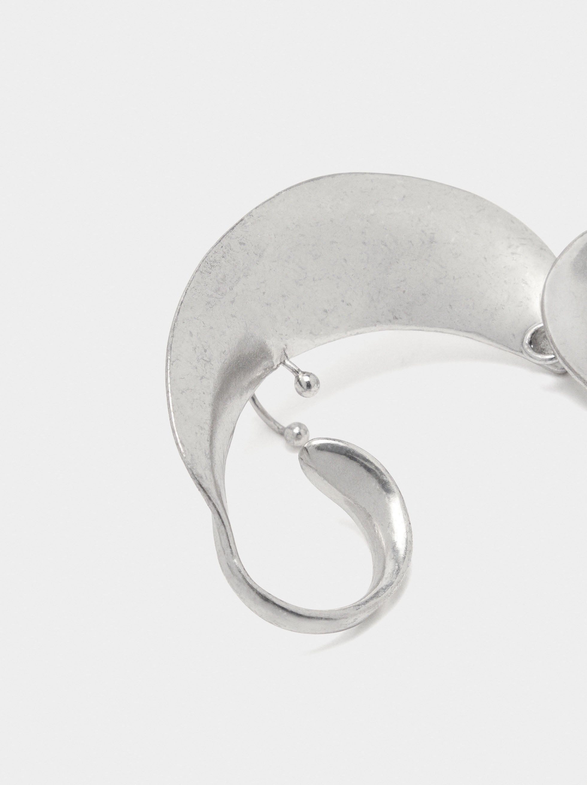 Pendiente Ear Jacket Con Redondos