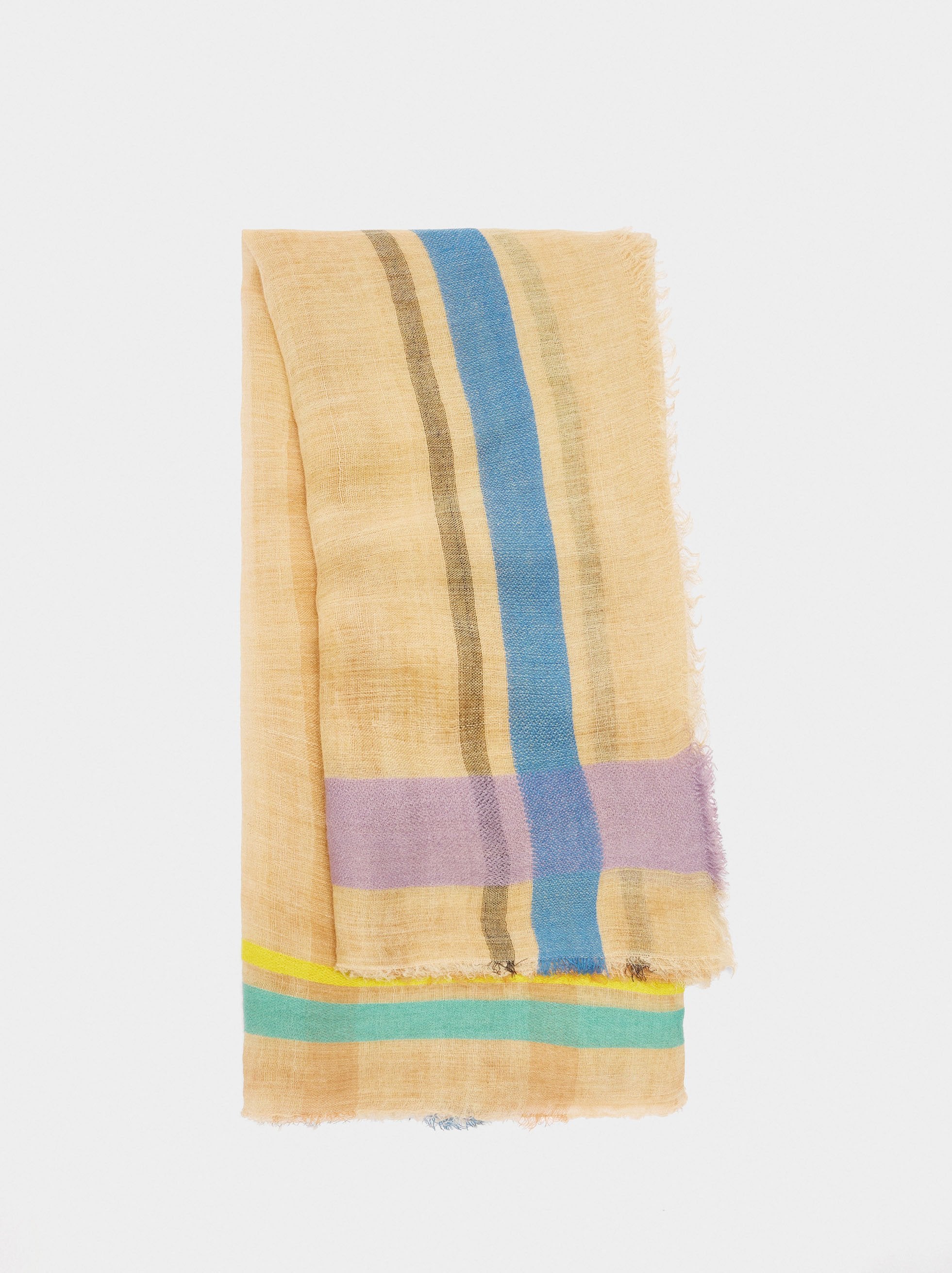 Pashmina Estampada Con Lana