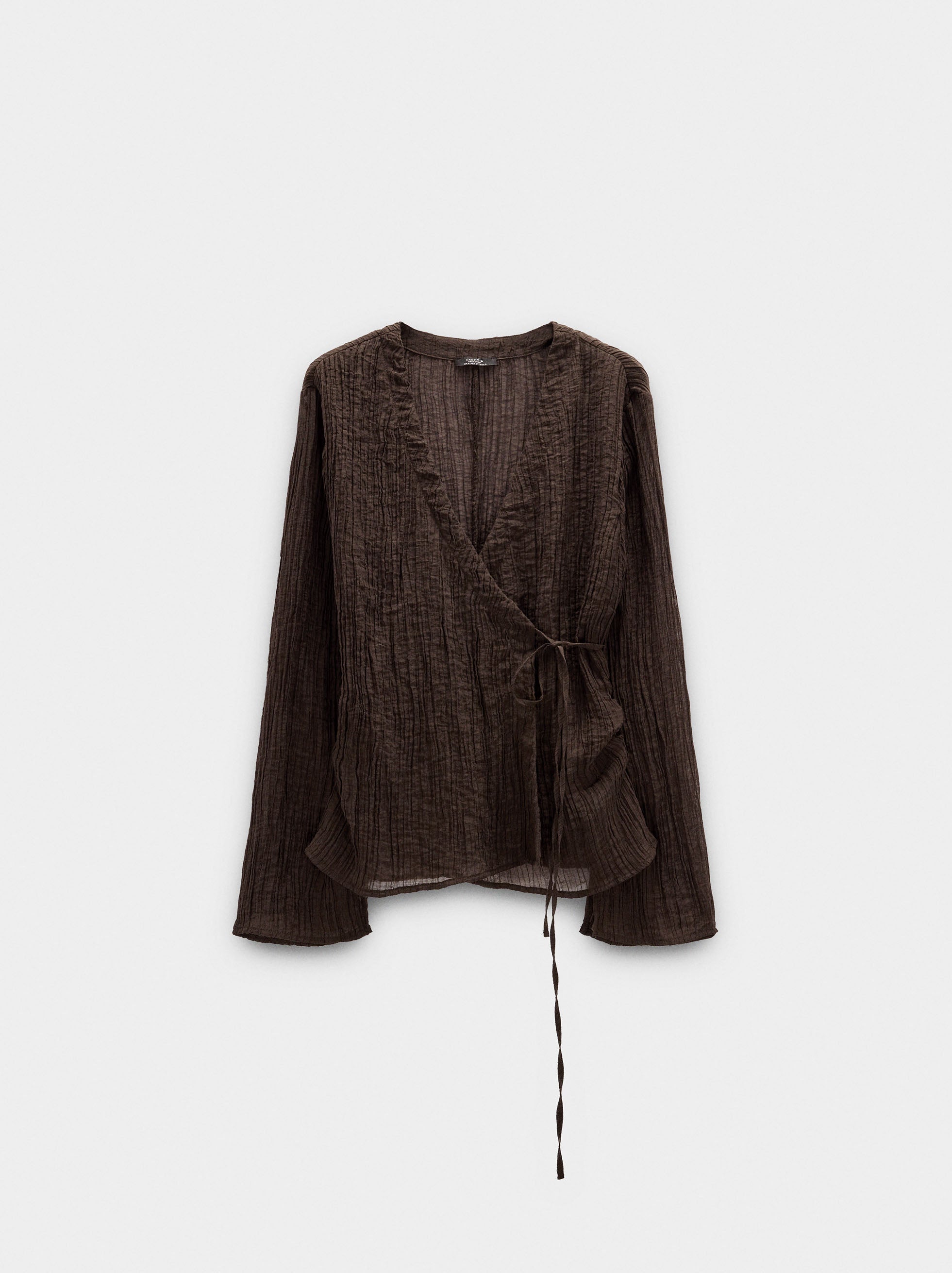Blusa Efecto Arrugado