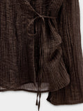 Blusa Efecto Arrugado