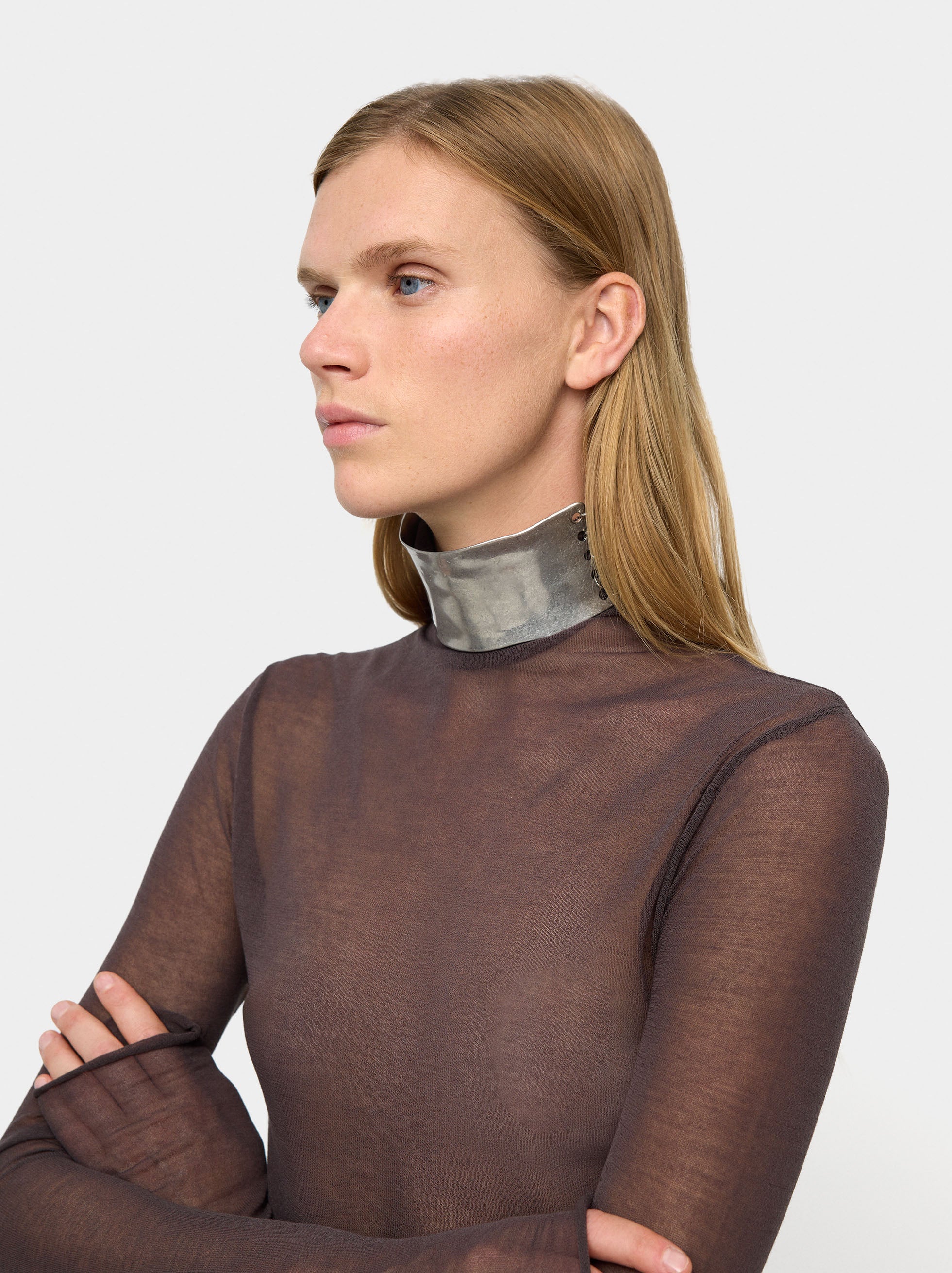 Choker Largo Con Cordones