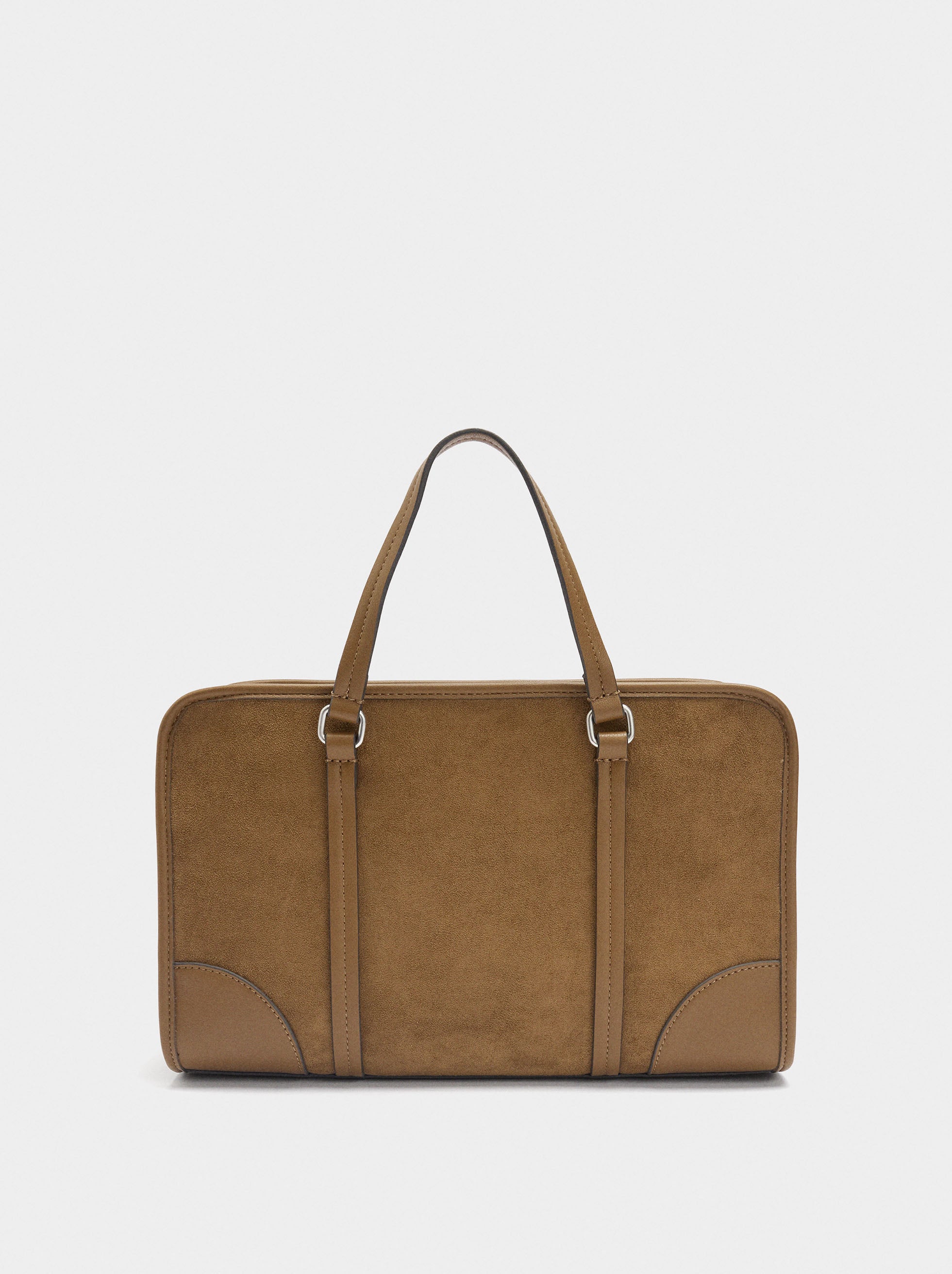 Bolso Tote Con Efecto Piel Y Asa Para El Hombro