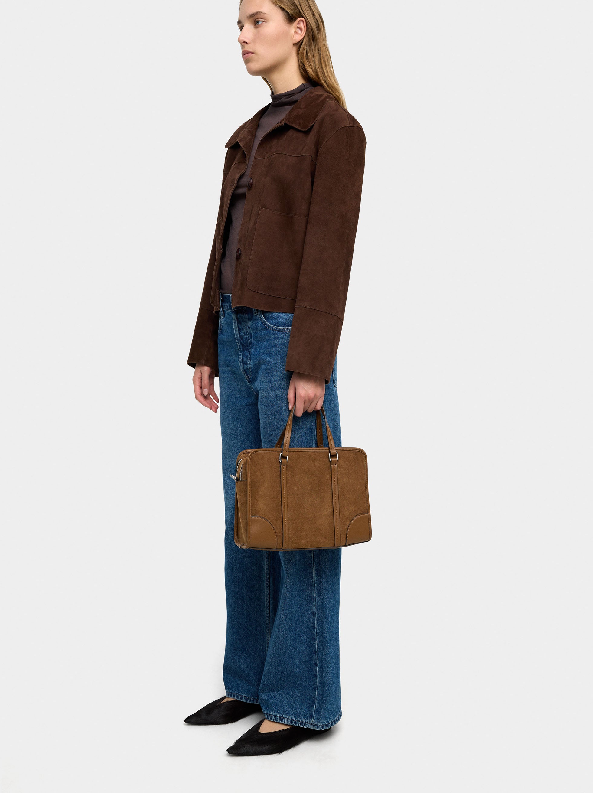 Bolso Tote Con Efecto Piel Y Asa Para El Hombro