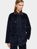 Chaqueta Denim Efecto Terciopelo