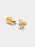 Set De Pendientes Cortos - Acero Inoxidable