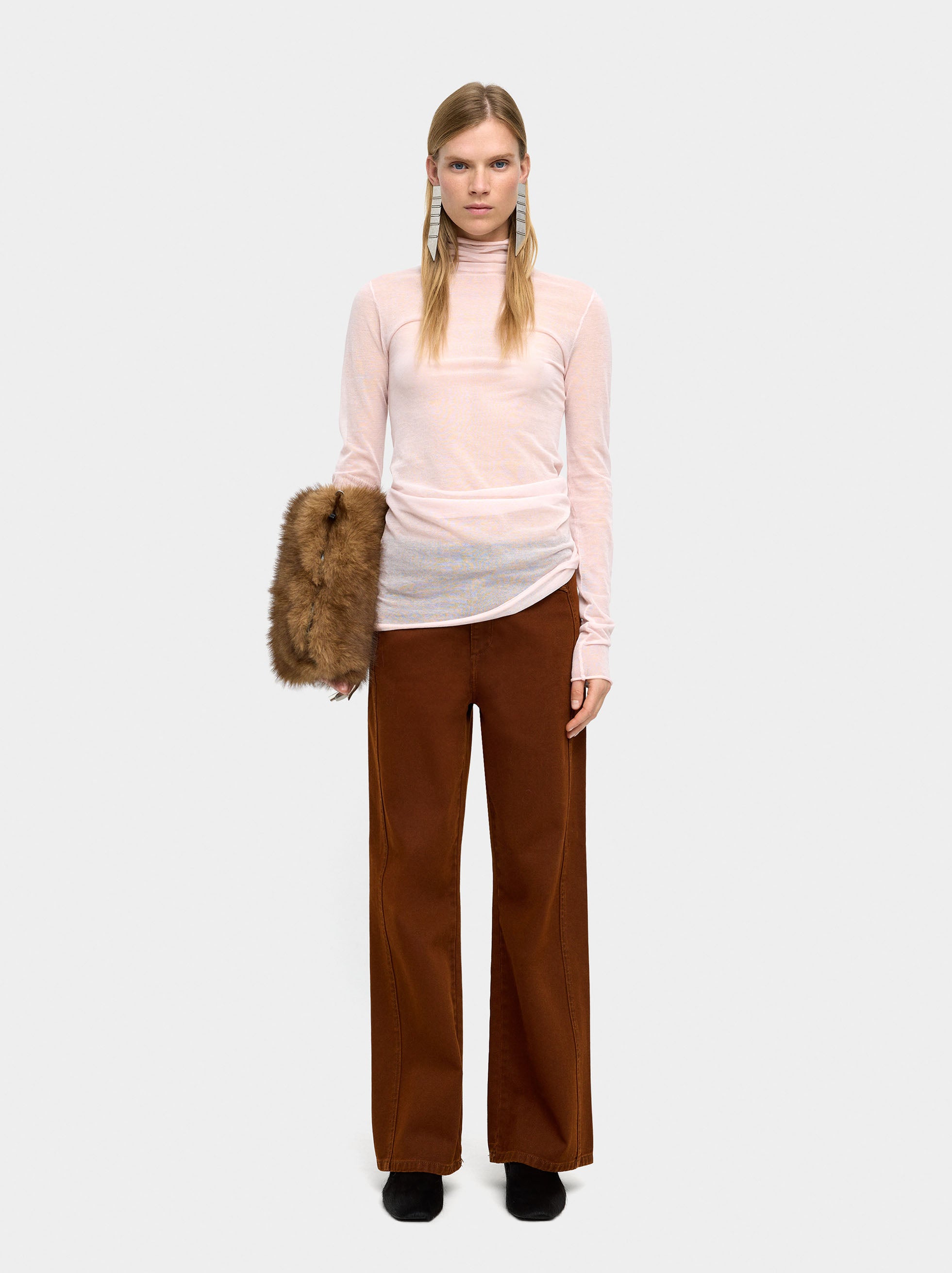 Jersey De Punto Cuello Alto