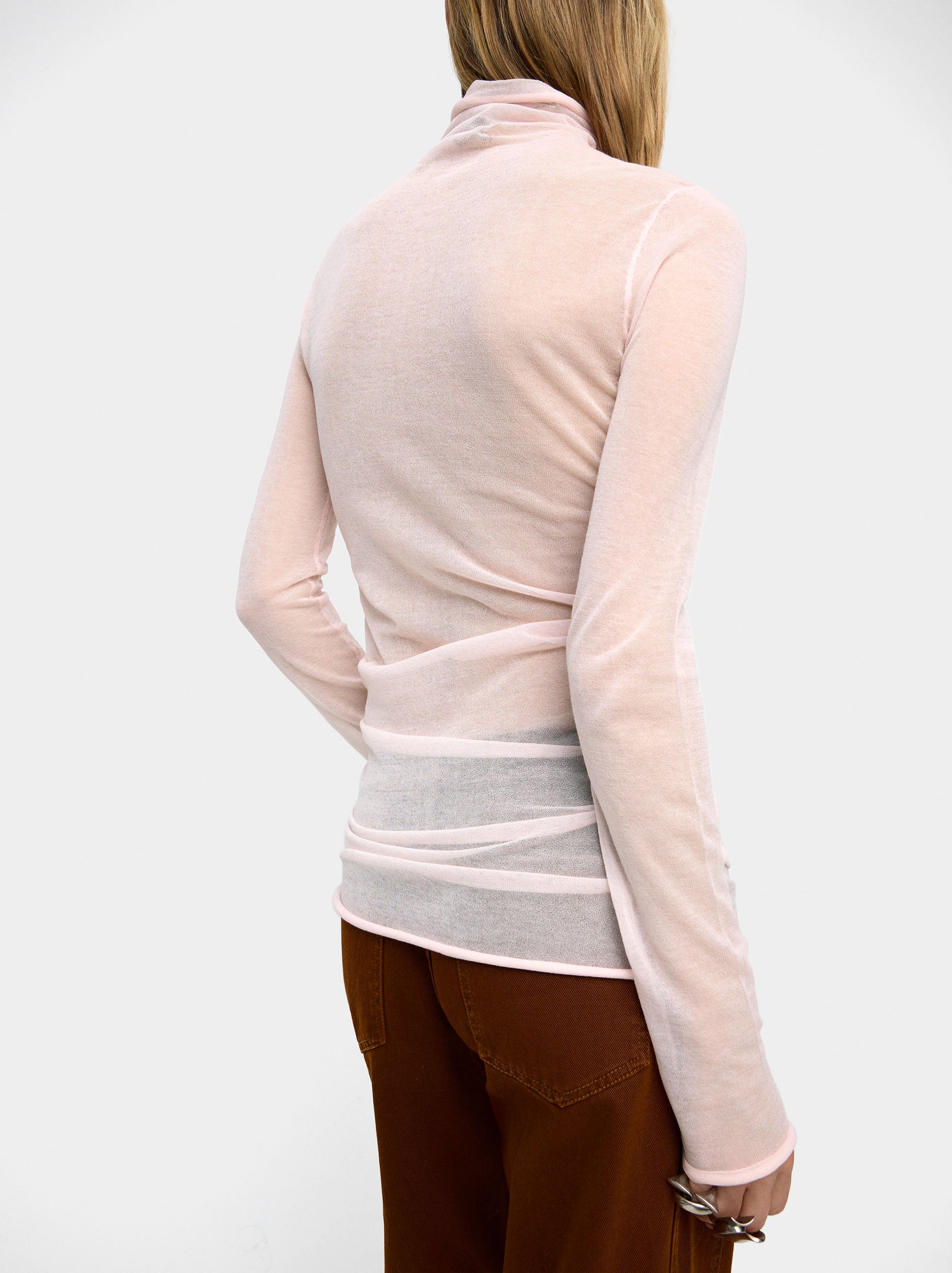 Jersey De Punto Cuello Alto