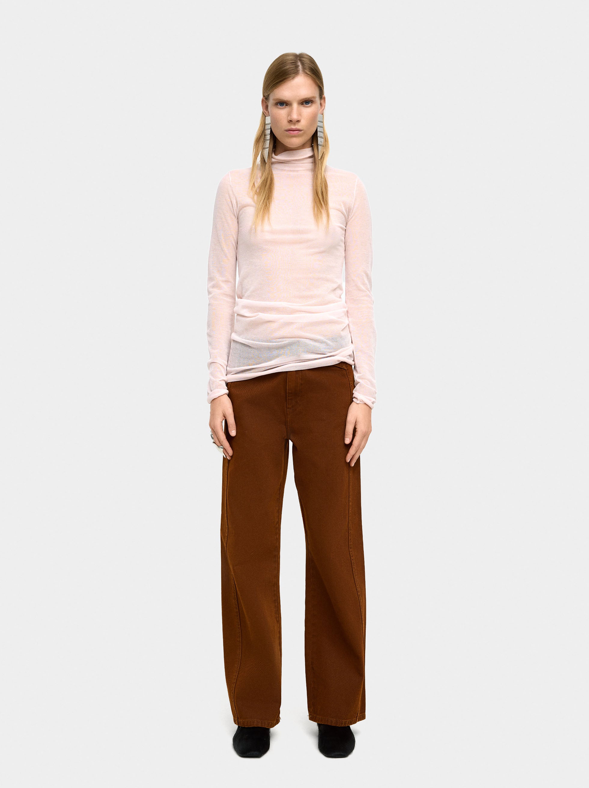 Jersey De Punto Cuello Alto