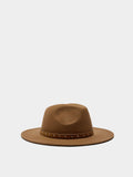 Sombrero De Lana Con Cinturón Y Tachuelas