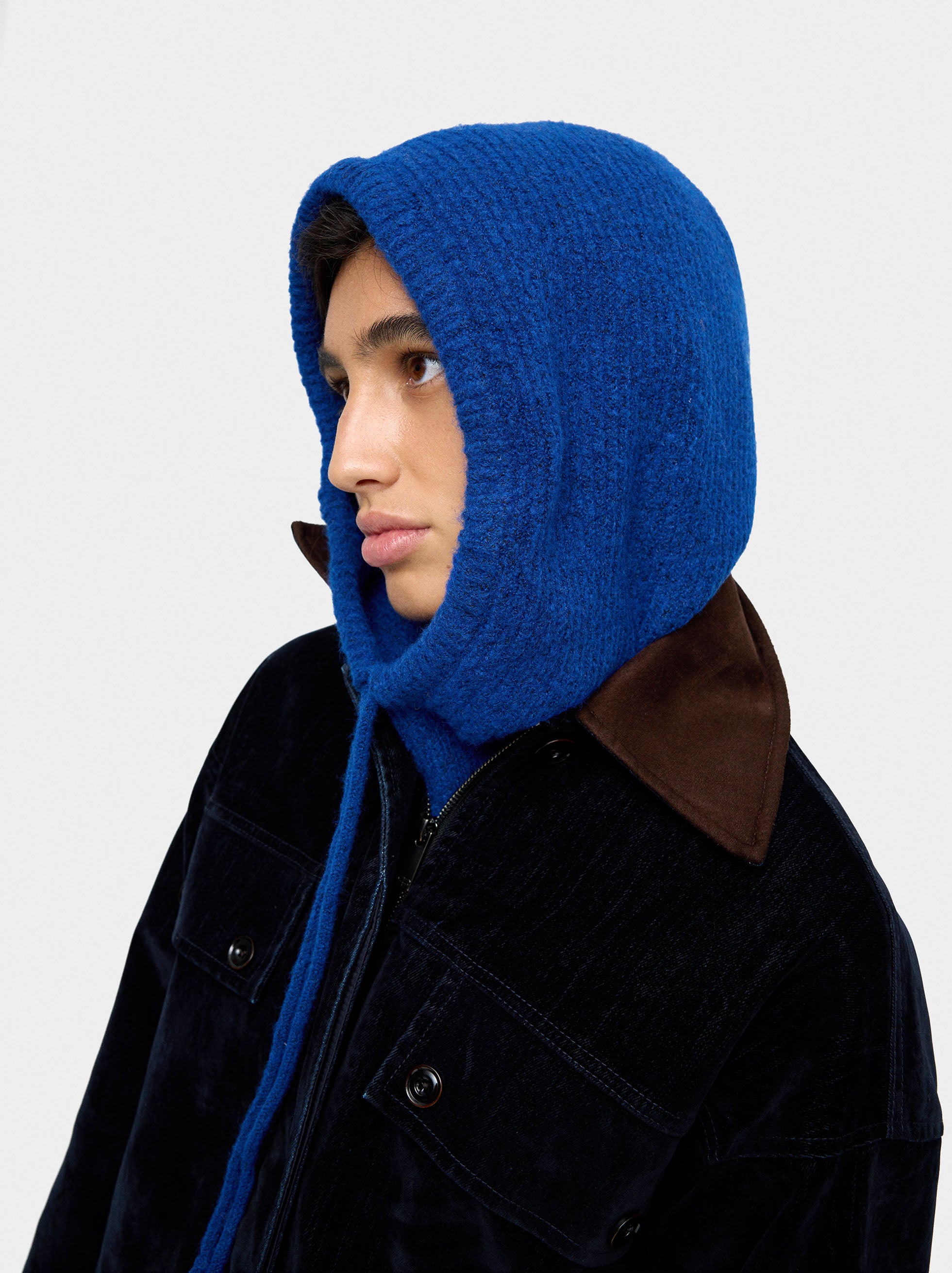 Balaclava De Punto Con Tiras