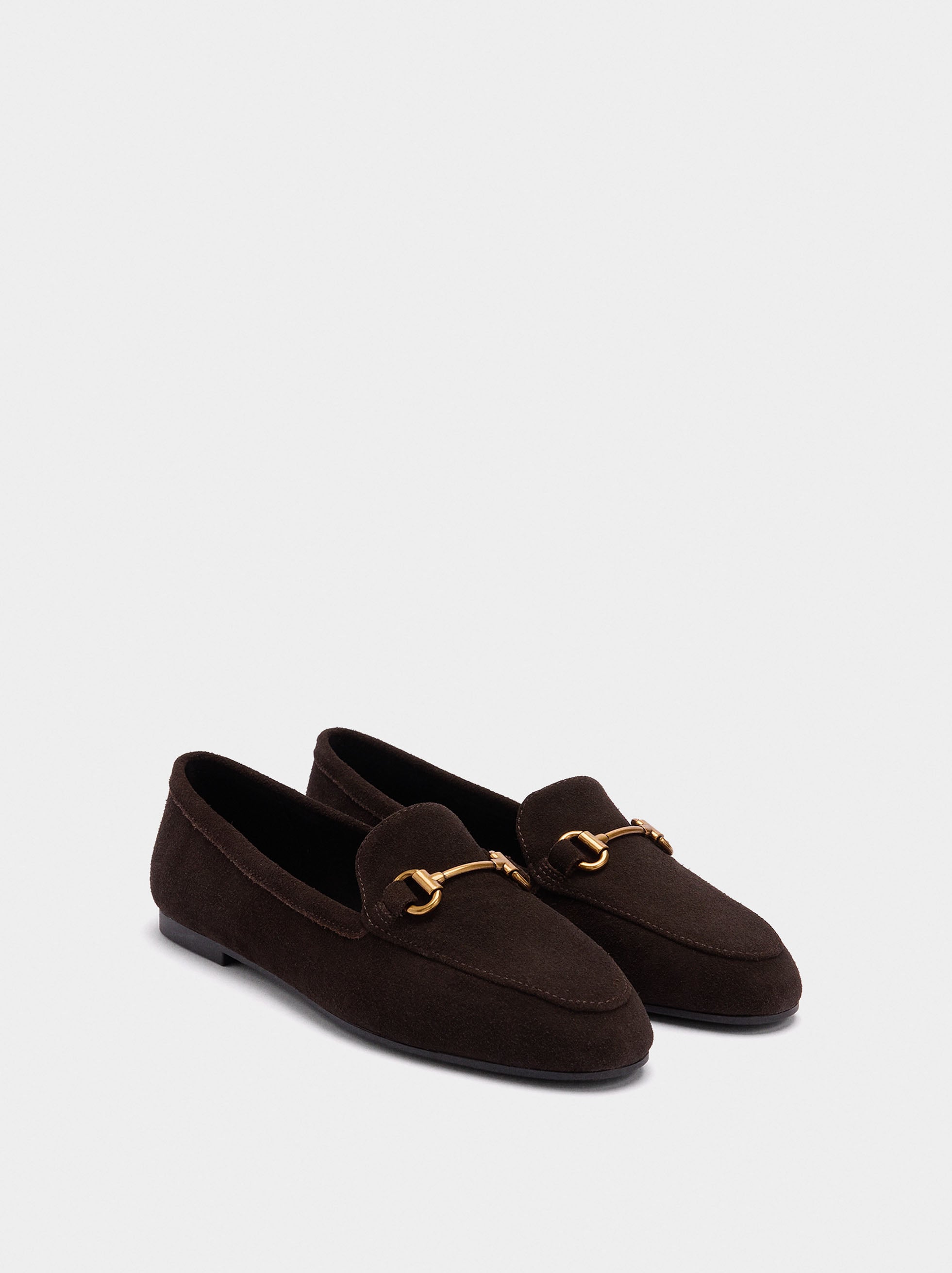 Mocasines De Piel Con Hebilla