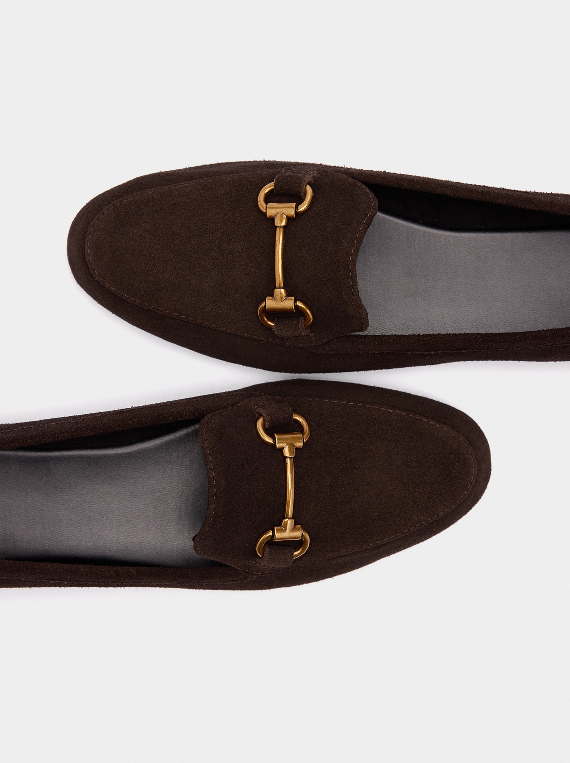 Mocasines De Piel Con Hebilla