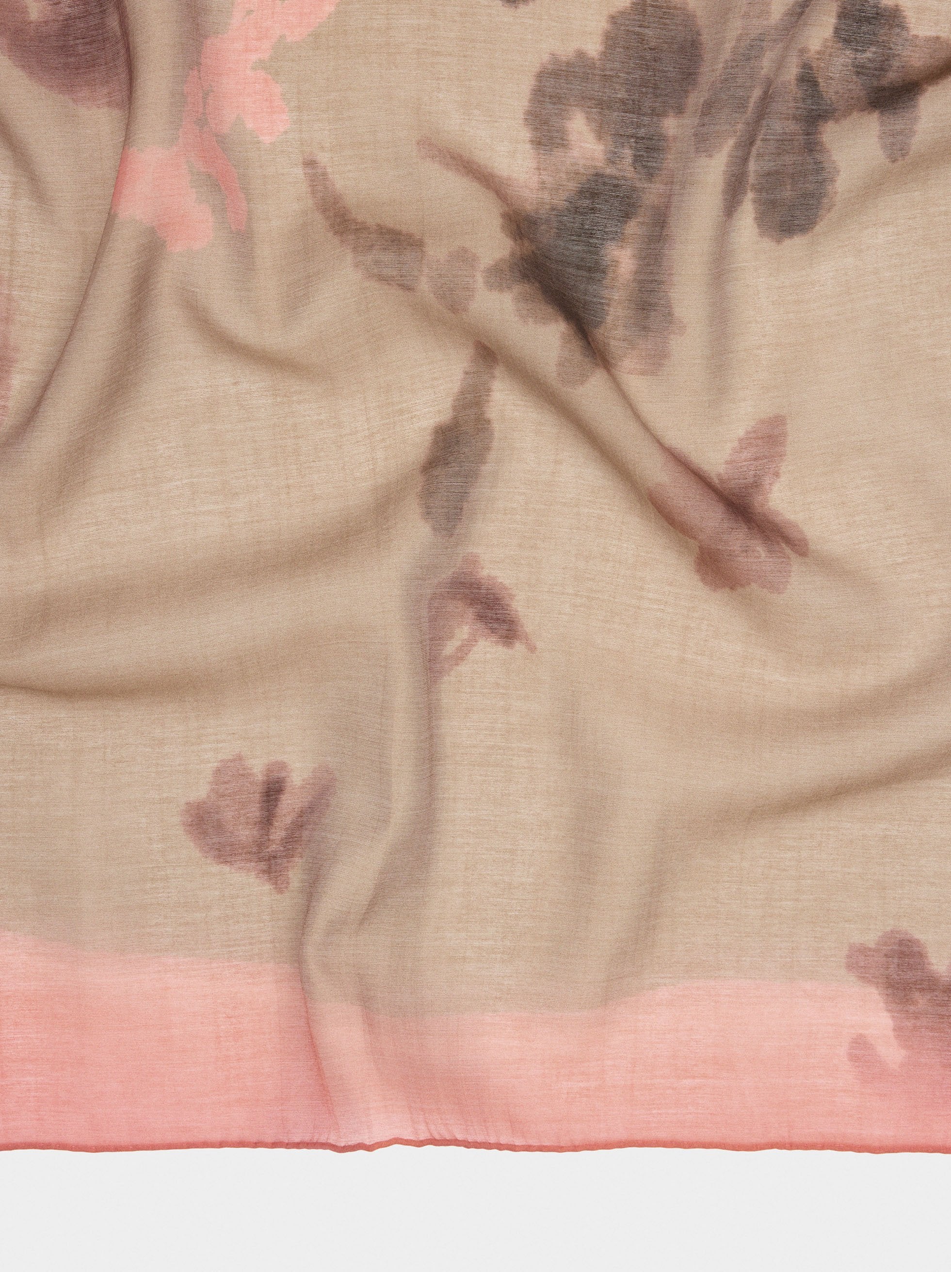 Pañuelo Estampado De Lyocell