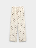 Pantalón De Lunares Con Cintura Elástica
