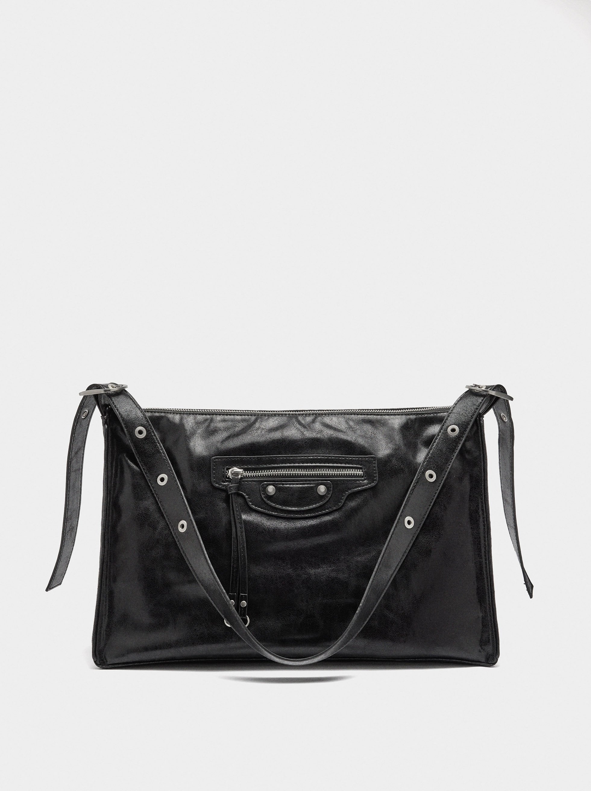 Bolso De Mano De Efecto Envejecido