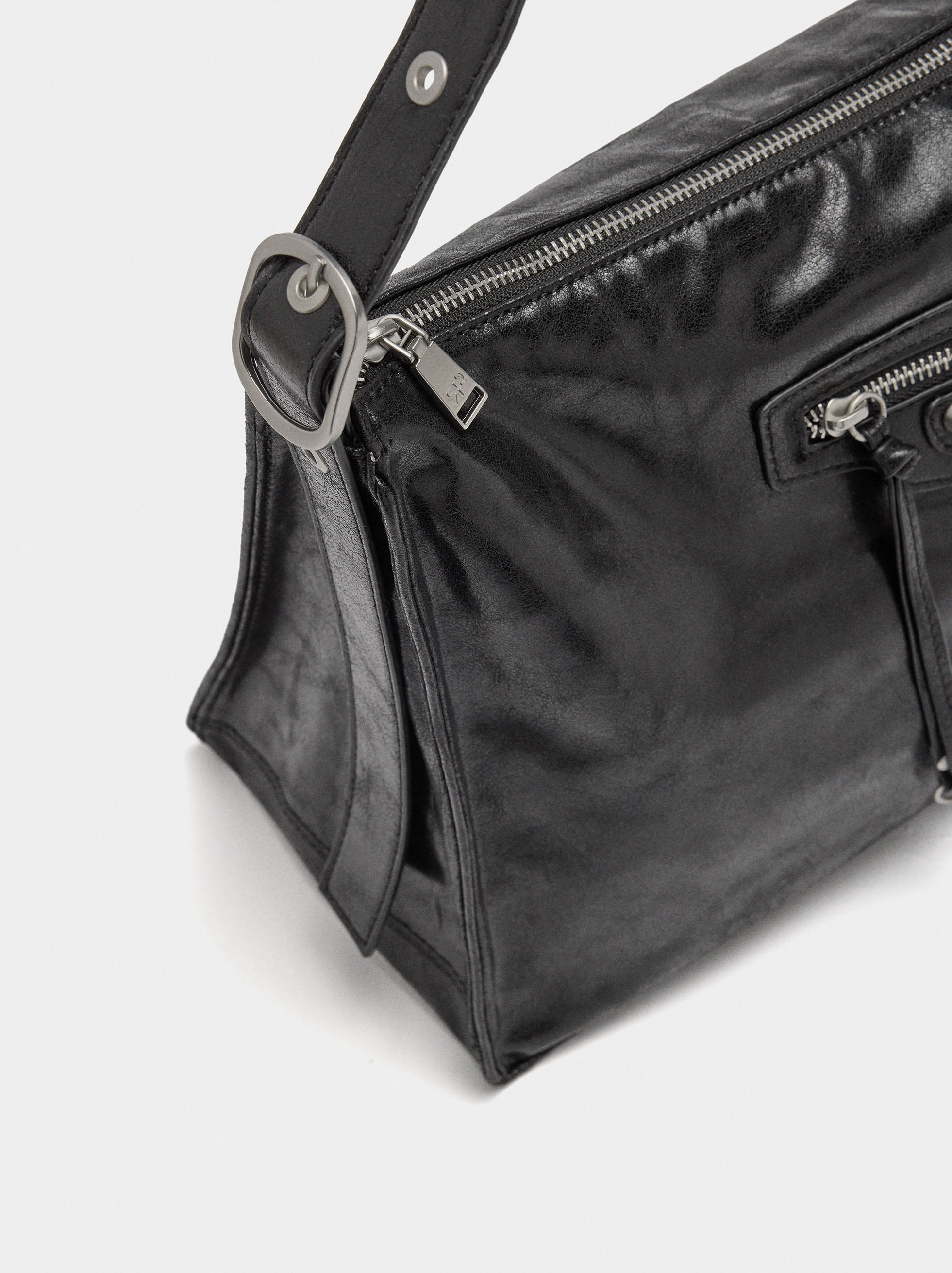 Bolso De Mano De Efecto Envejecido