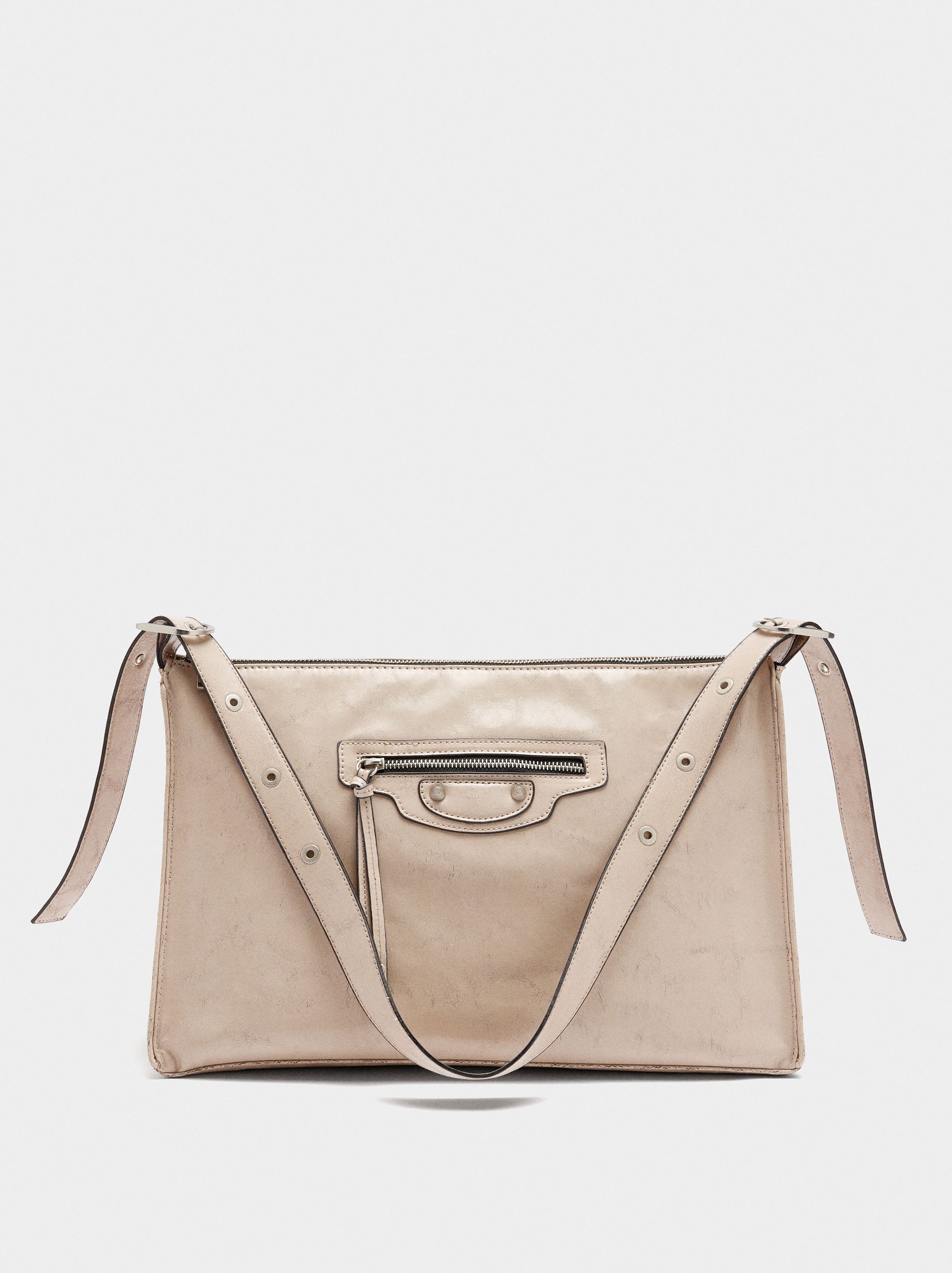 Bolso De Mano De Efecto Envejecido