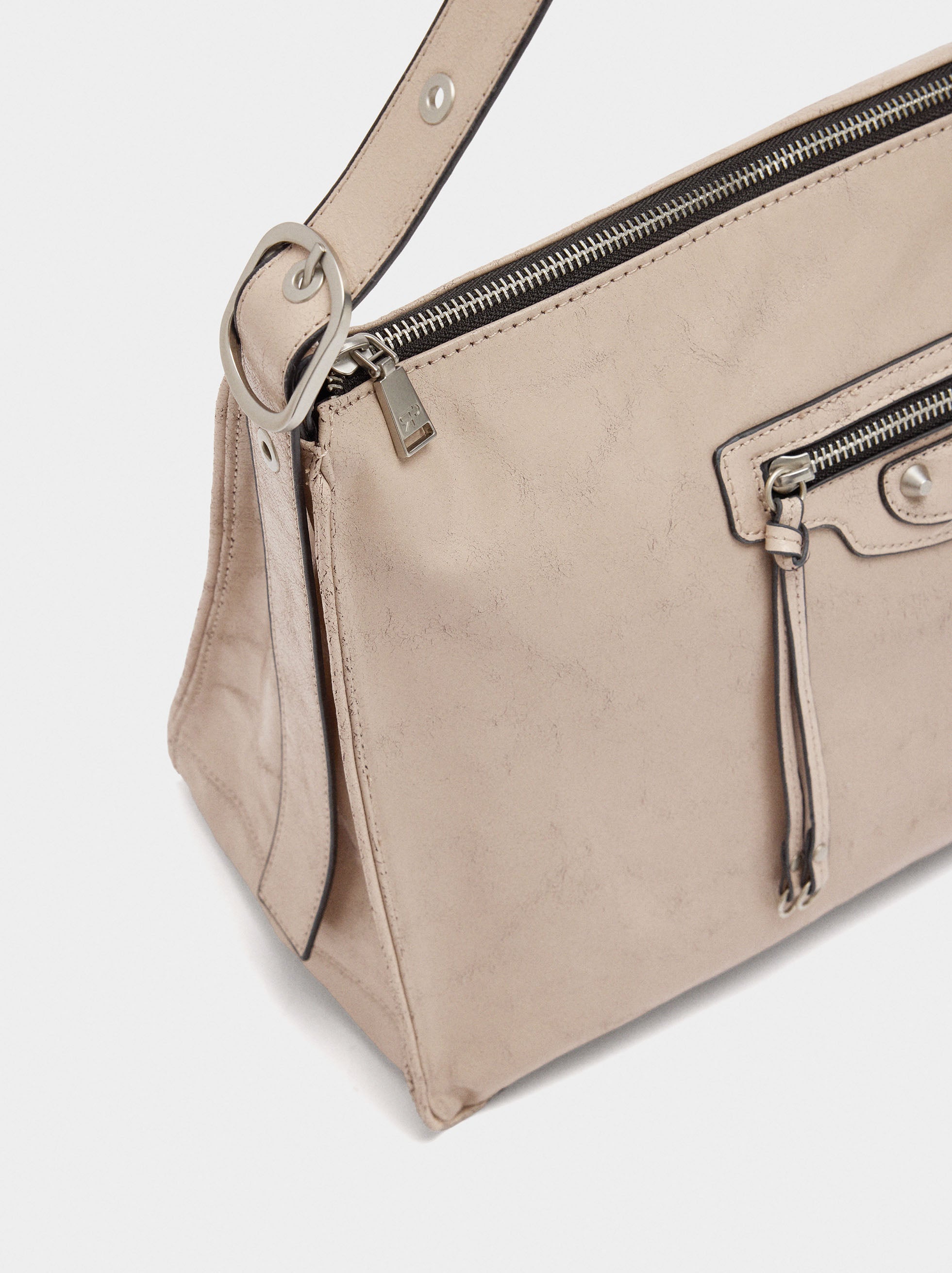 Bolso De Mano De Efecto Envejecido