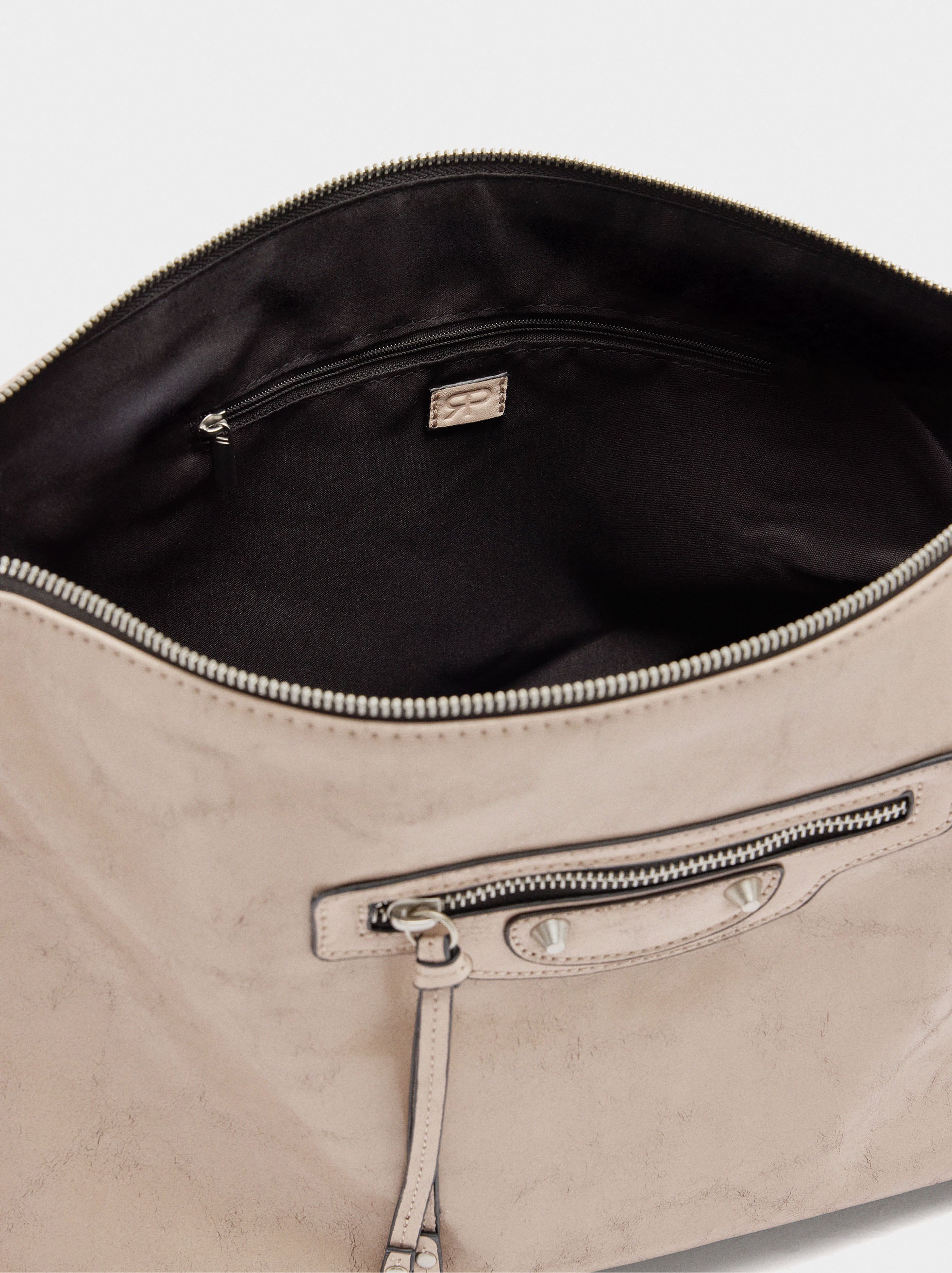 Bolso De Mano De Efecto Envejecido